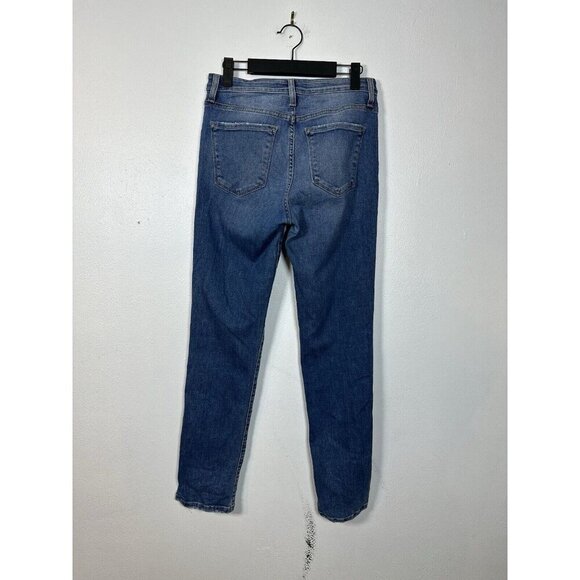 Flying Monkey Jeans Size 26 Slit Ankle Dark Stretch Denim Women’s Y3013 Slim Leg - Picture 6 of 10